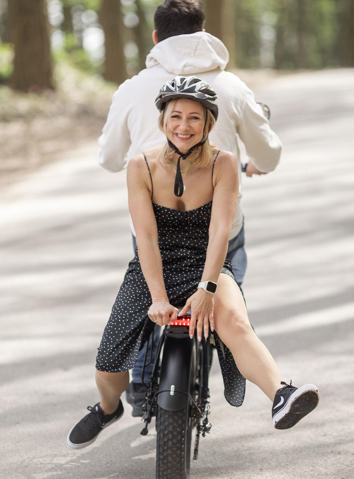 Електровелосипед складаний KETELES KF9 750W 26Ah з широкими колесами Чорний (73481) - фото 13