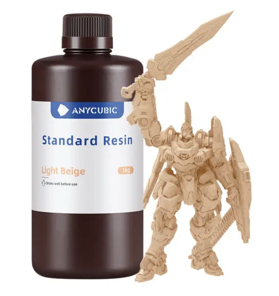 Фотополімерна смола Anycubic Standard Resin Light Beige (SPTLB-104F) Фотополімерна смола Anycubic Standard Resin Light Beige (SPTLB-104F)