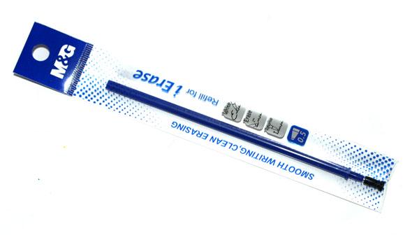 Стержень гелевый M&G для самостираючои ручки 0,5 мм Синий (AKR67K26-Blue)