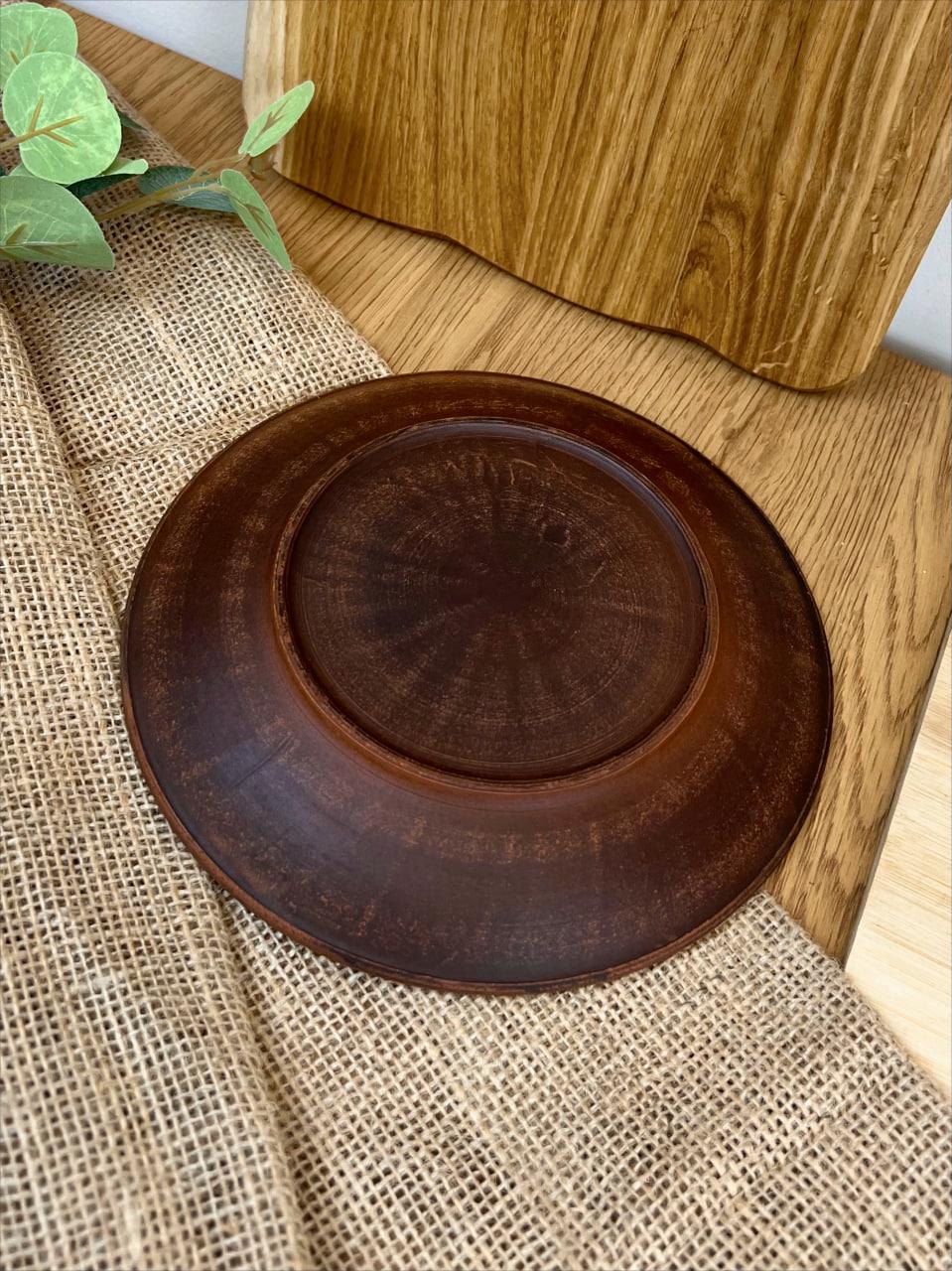 Тарілка керамічна глиняна гладка 21 см (3003-5) - фото 7 Тарілка керамічна глиняна гладка 21 см (3003-5) - фото 7