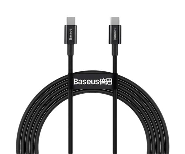 Кабель Data USB BASEUS Superior Series Type-C/Type-C CATYS-B01 100W 1 м Black