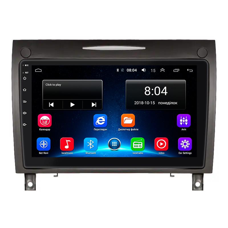 Магнитола штатная Lesko 9" Mercedes-Benz SLK-Клас II R171 2004-2008 2/32Gb Wi-Fi GPS Base Магнитола штатная Lesko 9" Mercedes-Benz SLK-Клас II R171 2004-2008 2/32Gb Wi-Fi GPS Base