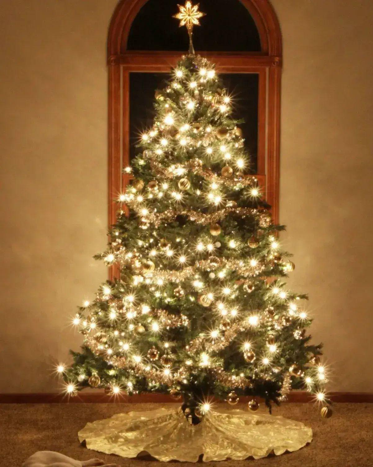 Гирлянда конский хвост 1000 LED 20 нитей от USB с пультом управления и 8 режимами с желтым свечением 5 м