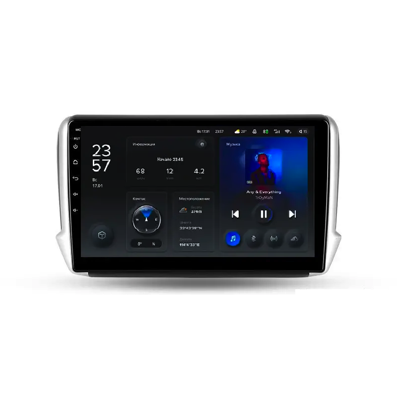 Автомагнитола штатная Teyes для Peugeot 2008/208 2013-2020 Android X1 2/32G Wi-Fi/4G