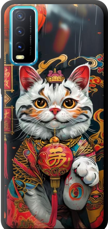 Чехол на Vivo Y20 China Cat v2 (6135b-2078-42517)