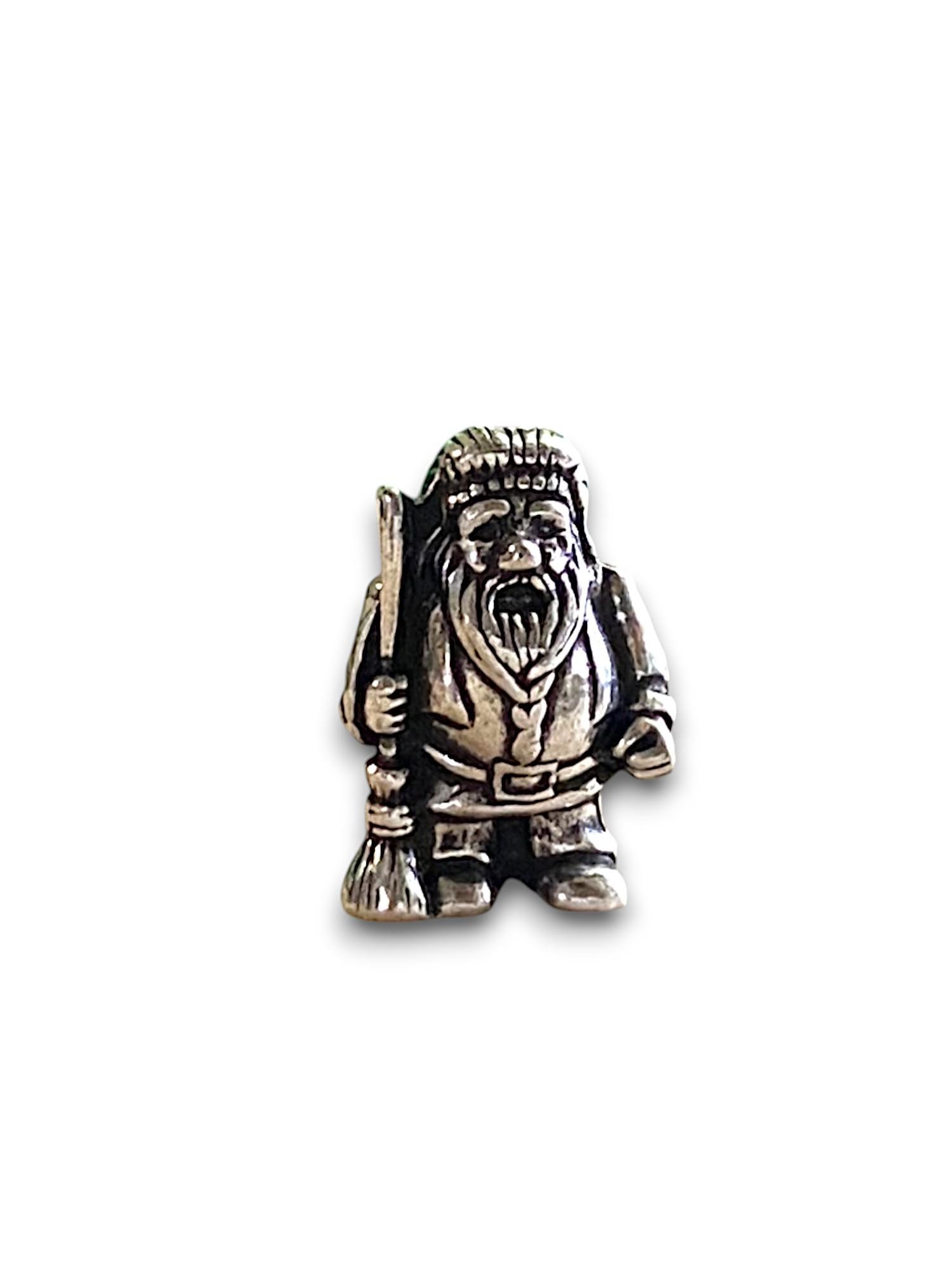 Оберег Кошелек Домовой с серебряным покрытием