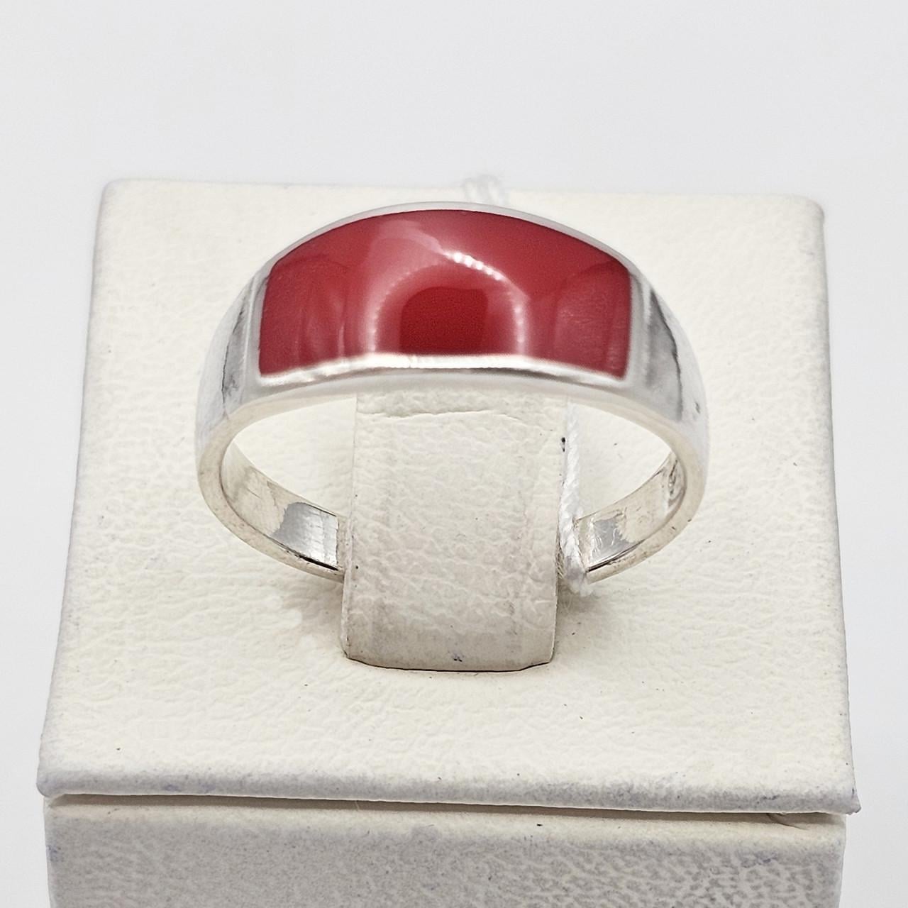 Каблучка срібна з коралом р. 18,5 2,59 г (2988137206) Каблучка срібна з коралом р. 18,5 2,59 г (2988137206)