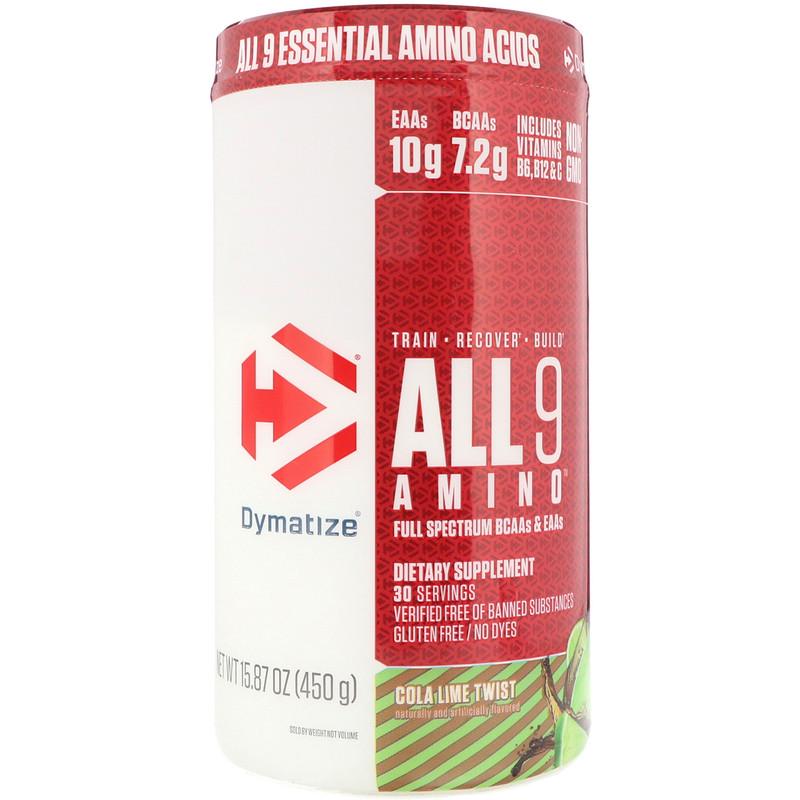 Аминокислота Dymatize All9 Amino 450 г Кола-лайм (5346V9418)