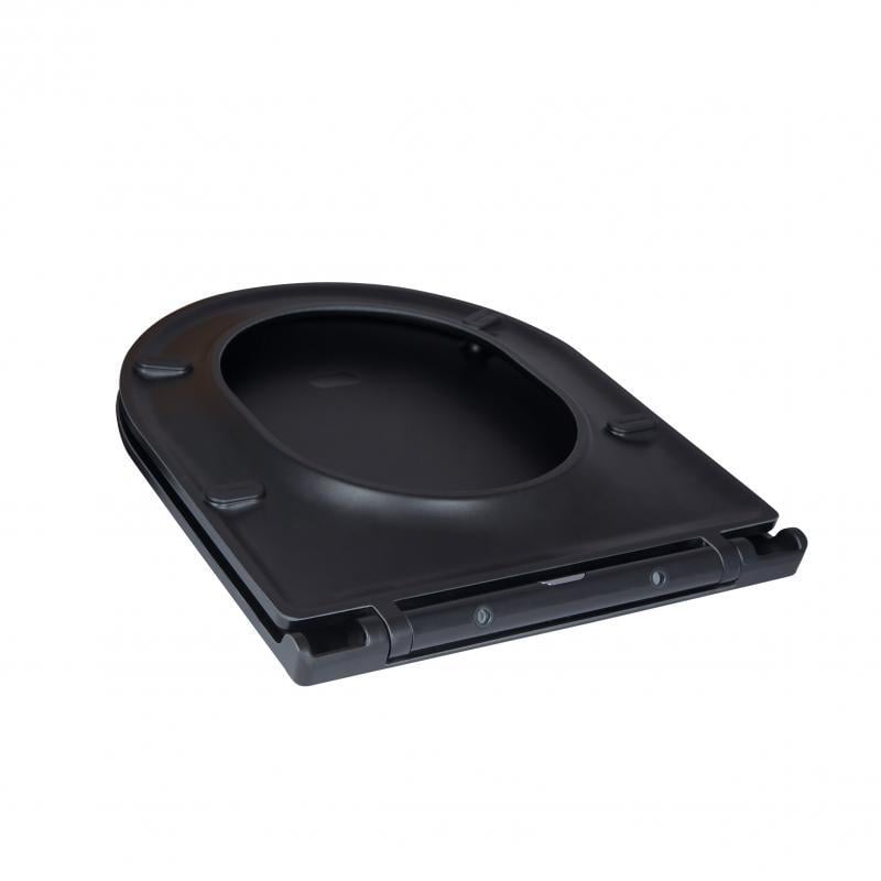 Сиденье для унитаза Qtap Robin с микролифтом Slim QT99HY2411MB