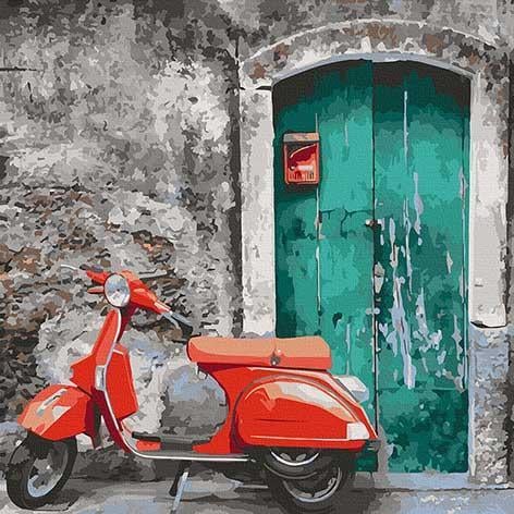 Картина по номерам ART CRAFT Соседский мопед 40x40 см без коробки (ACR-11206-AC)