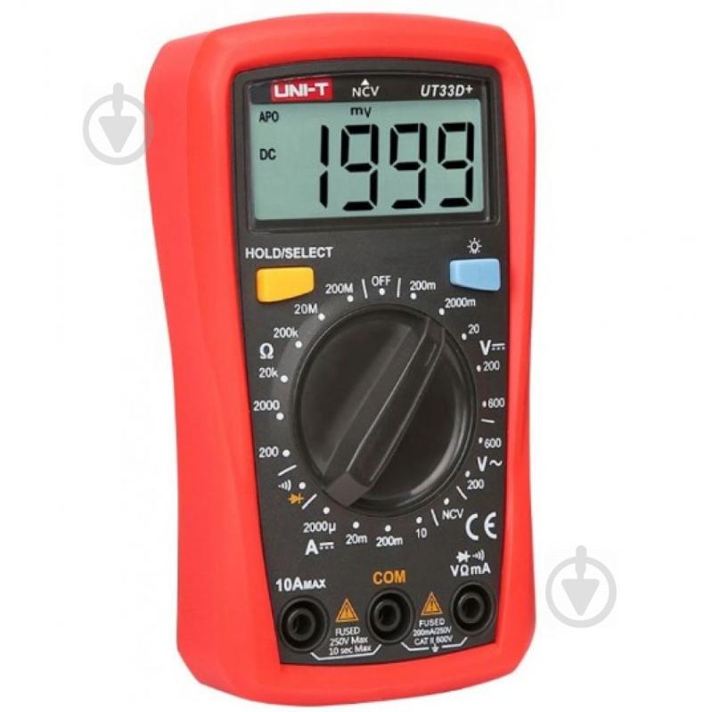 Цифровой мультиметр UNI-T UT-33D+ - фото 3