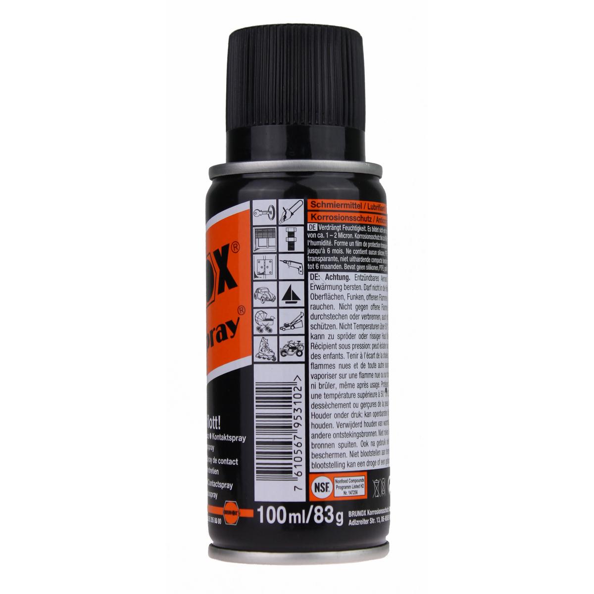 Мастило універсальне спрей Brunox Turbo-Spray 100 мл (41403) - фото 2 Мастило універсальне спрей Brunox Turbo-Spray 100 мл (41403) - фото 2