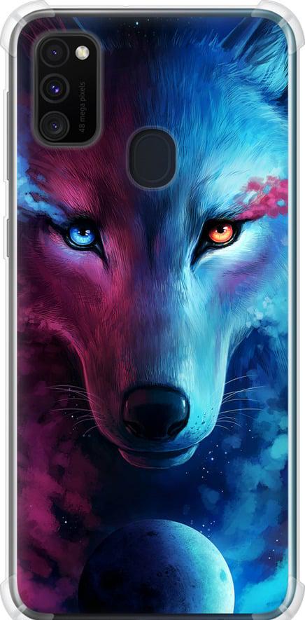 Чехол на Samsung Galaxy M21 M215F Арт-волк (3999sp-2016-42517)
