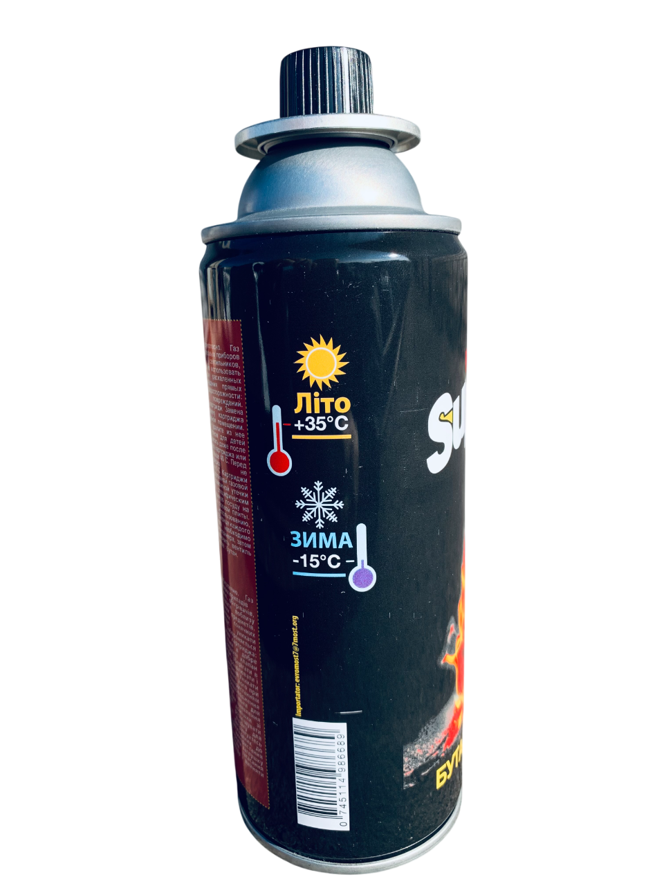 Балон газовий бутан JET SUPER 340 мл - фото 2