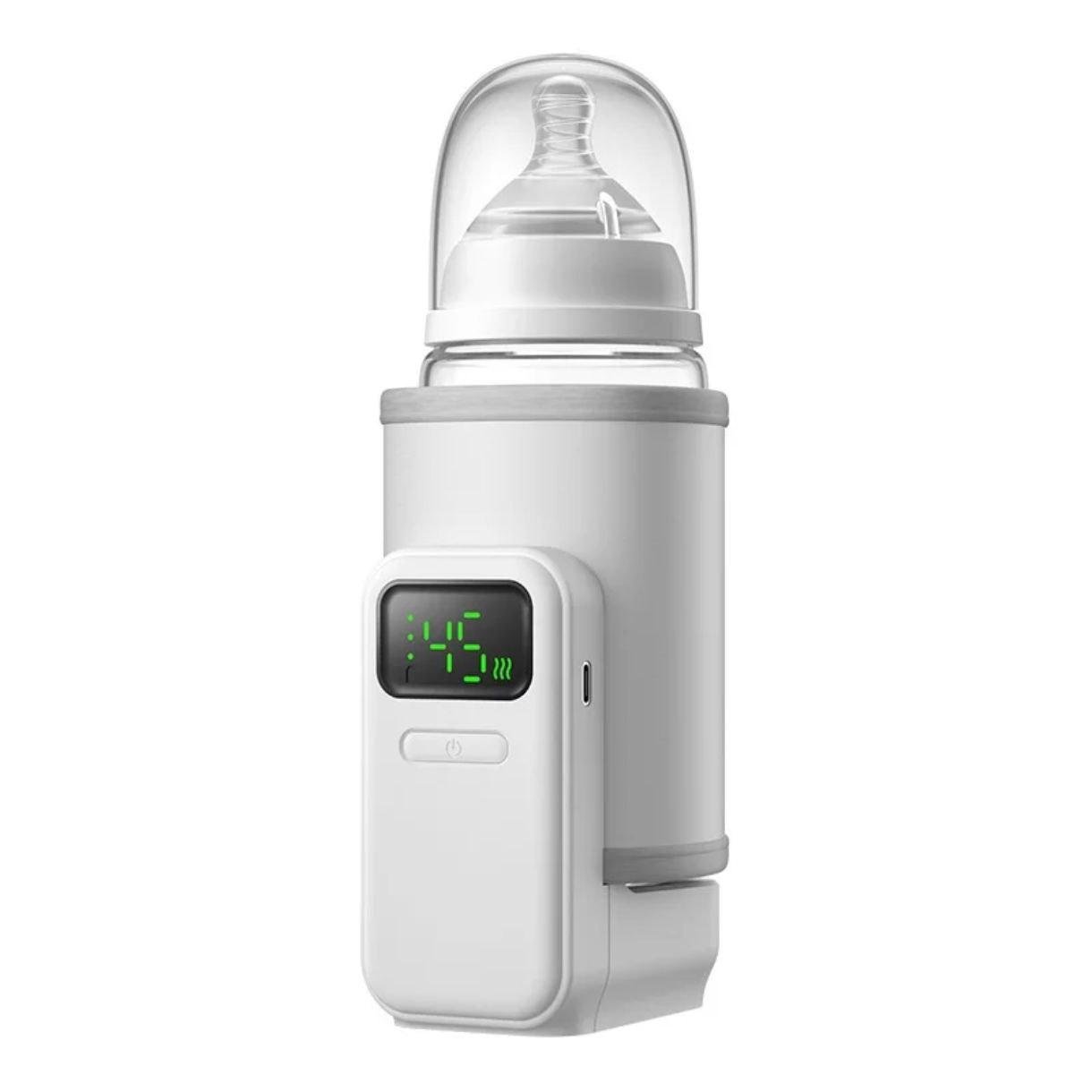 Портативний підігрівач-термос для дитячої пляшечки з вбудованим акумулятором 5000 mah White