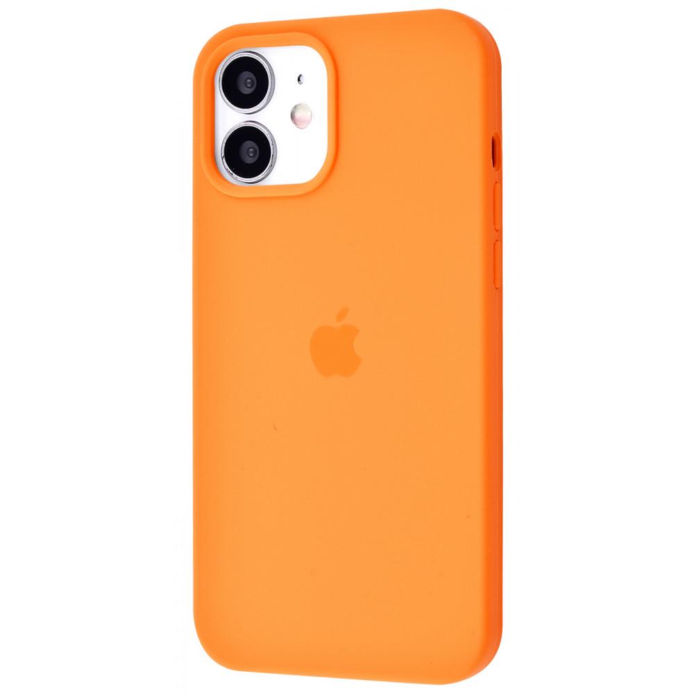 Чехол PRC Silicone case Full Cover для iPhone 12 mini Papaya - фото 1