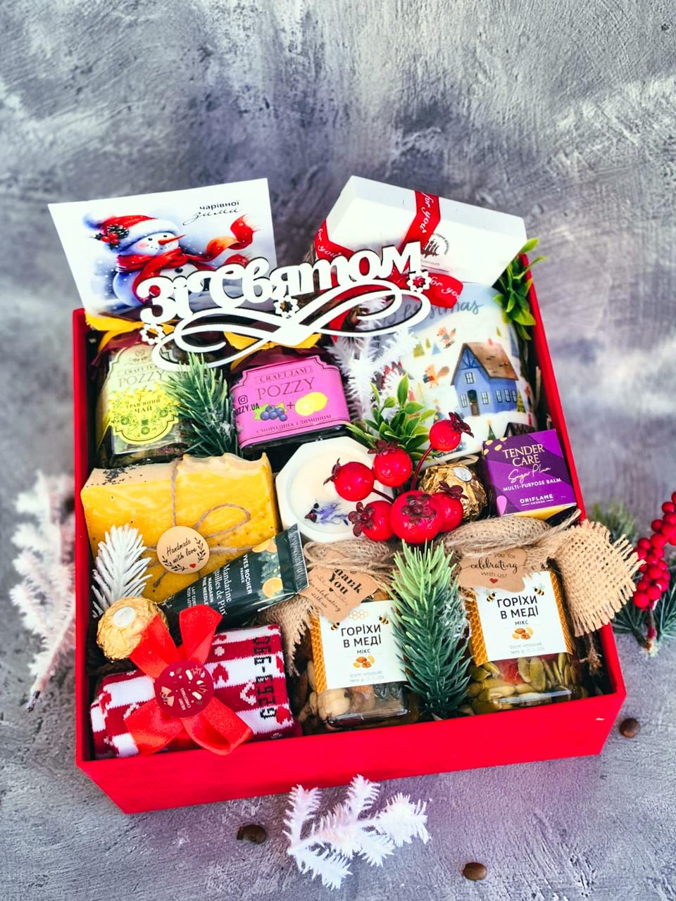 Подарунковий набір жіночий новорічний Premium (2832891555) - фото 4