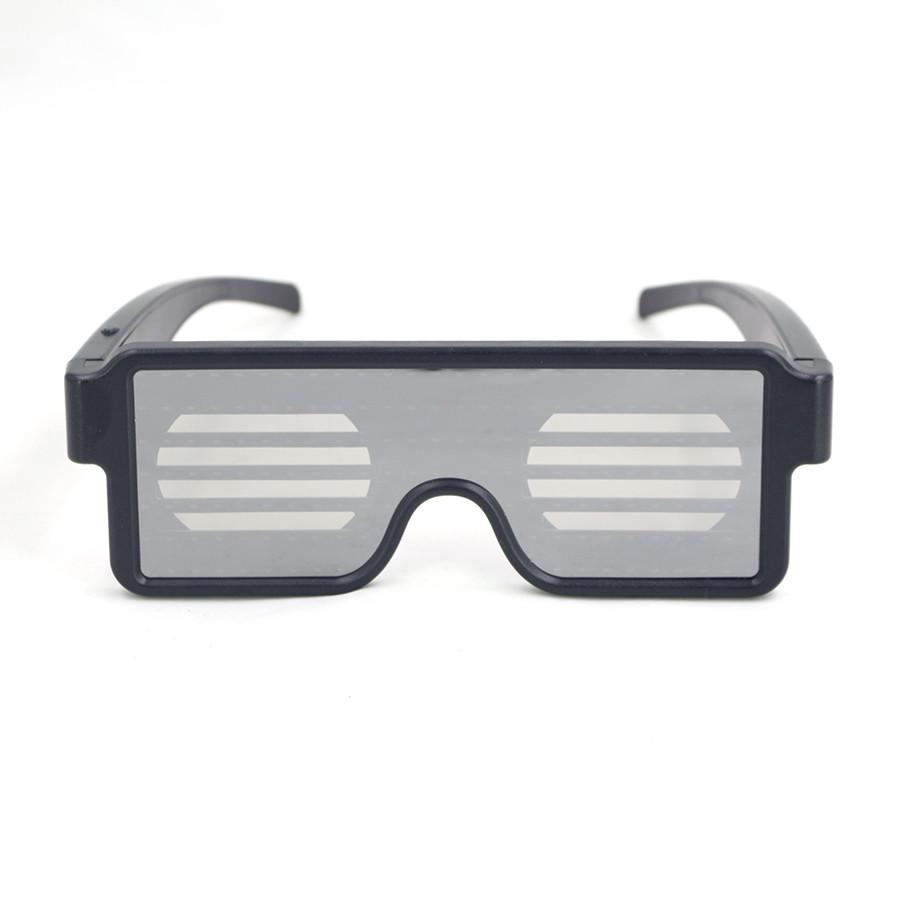 Окуляри світлодіодні з вбудованим акумулятором 8 режимів роботи Червоний (VA-1121090432) - фото 4 Окуляри світлодіодні з вбудованим акумулятором 8 режимів роботи Червоний (VA-1121090432) - фото 4