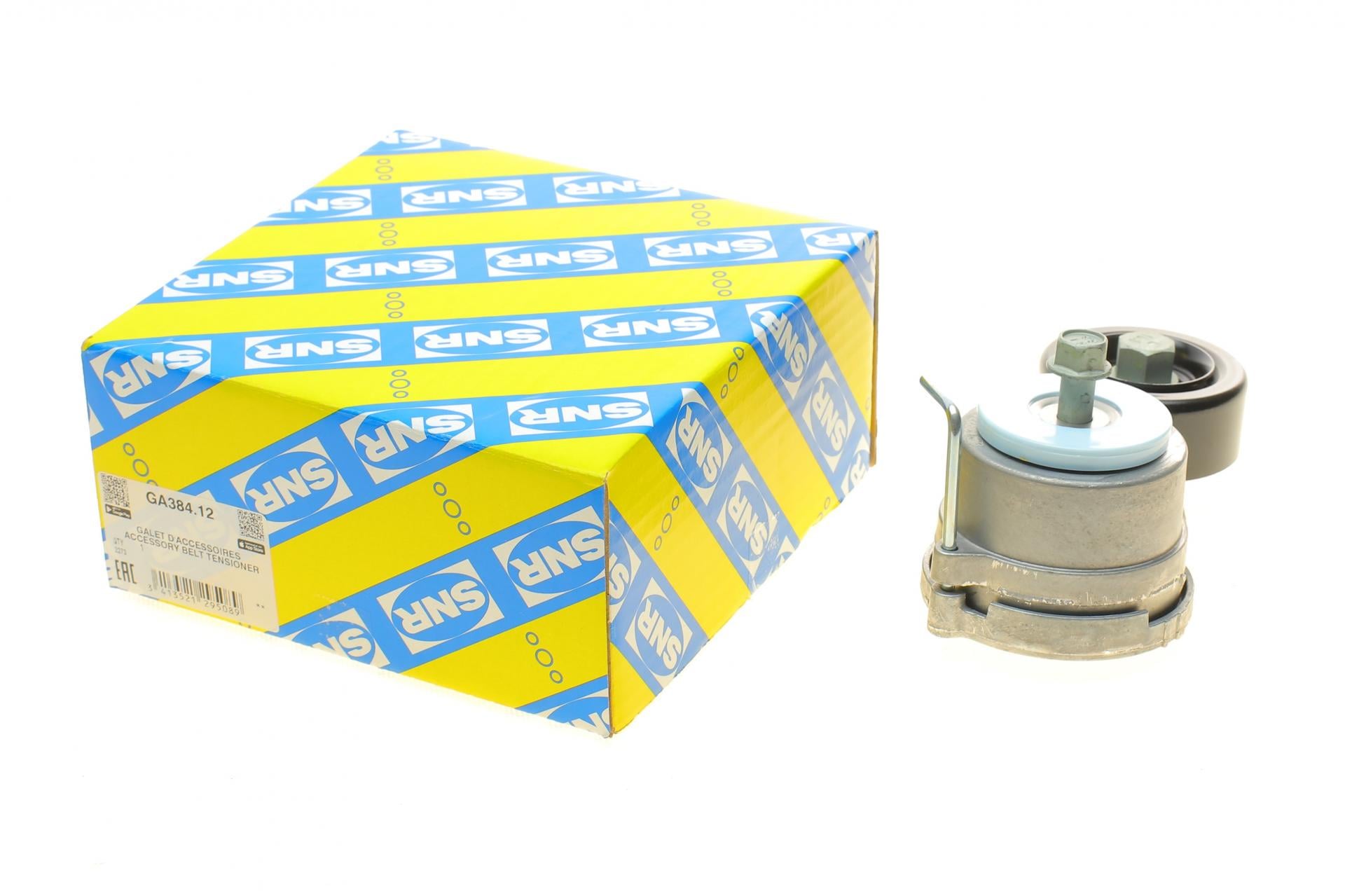 Натяжник ременя генератора SNR Hyundai Santa Fe/Kia Sportage 2.0CRDi/2.2CRDi 09- 65x27 мм (GA384.12 SNR)