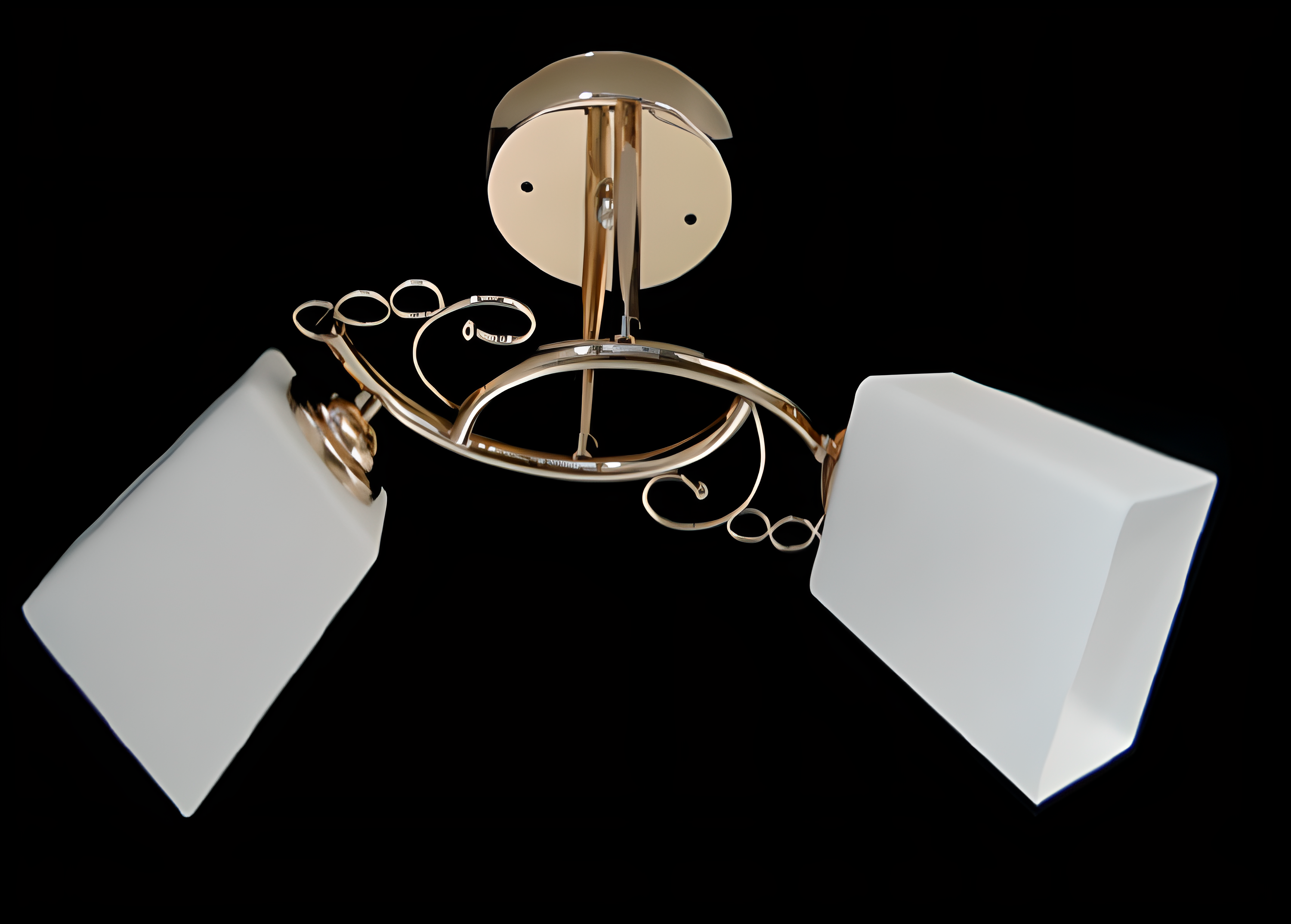 Люстра потолочная Sirius Ю 9594/2 на 2 плафона