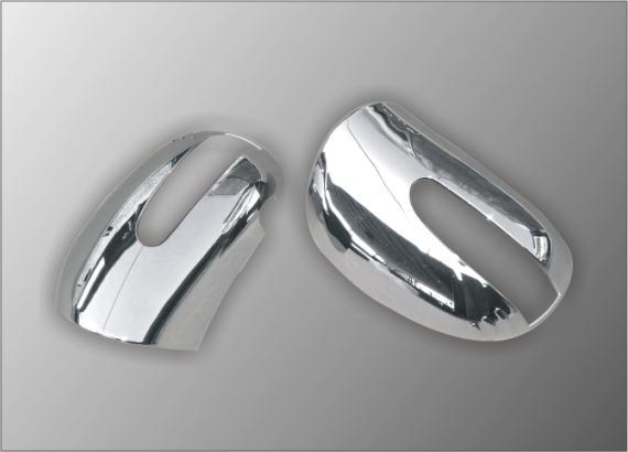Накладки на зеркала Carmos для Mercedes ML W164 нержавеющая сталь 2 шт.