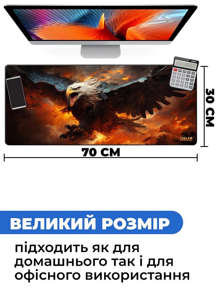 Килимок для мишки SHLab Eagle Flight SHM-508 70х30 см (36382) - фото 3