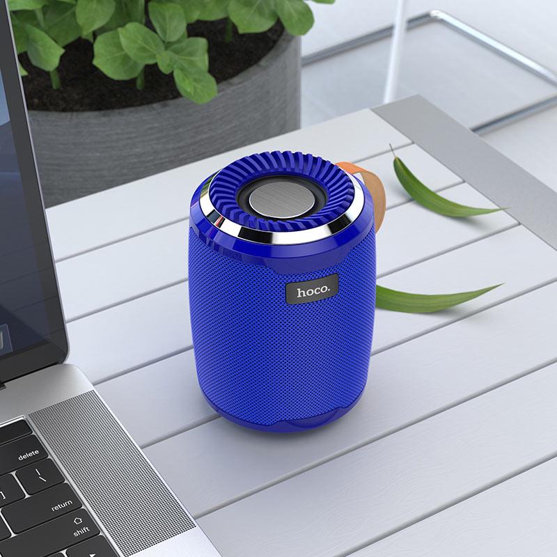 Портативная акустика Hoco Portable Speaker BS39 Cool freedom Blue - фото 4 Портативная акустика Hoco Portable Speaker BS39 Cool freedom Blue - фото 4