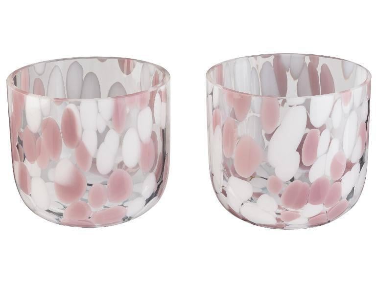Набор стеклянных подсвечников Livarno Home Tealight Holders 2 шт. Набор стеклянных подсвечников Livarno Home Tealight Holders 2 шт.