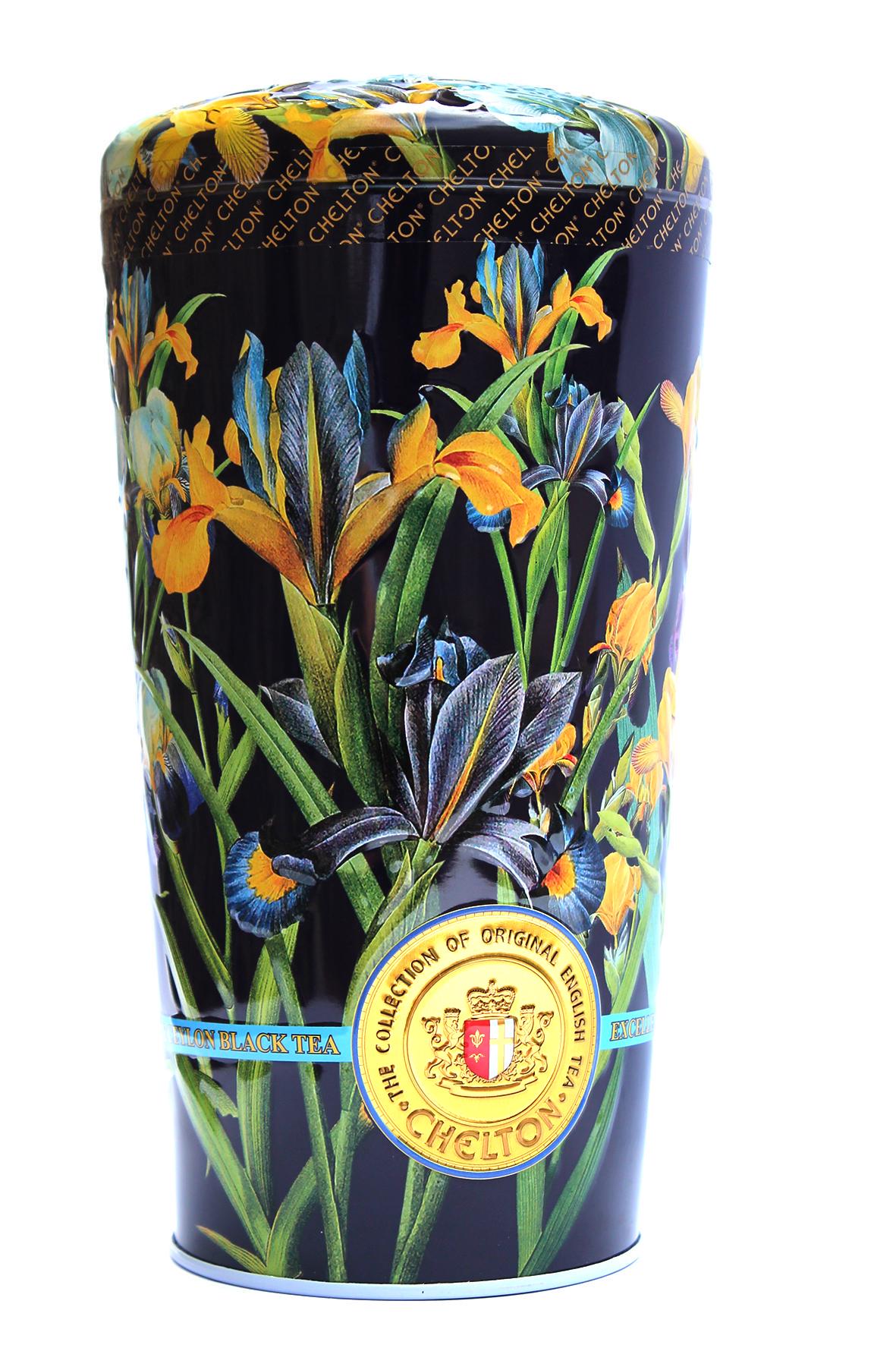 Чай черный Chelton Ваза с ирисами с кусочками фруктов и лепестками цветов 100 г (52796)