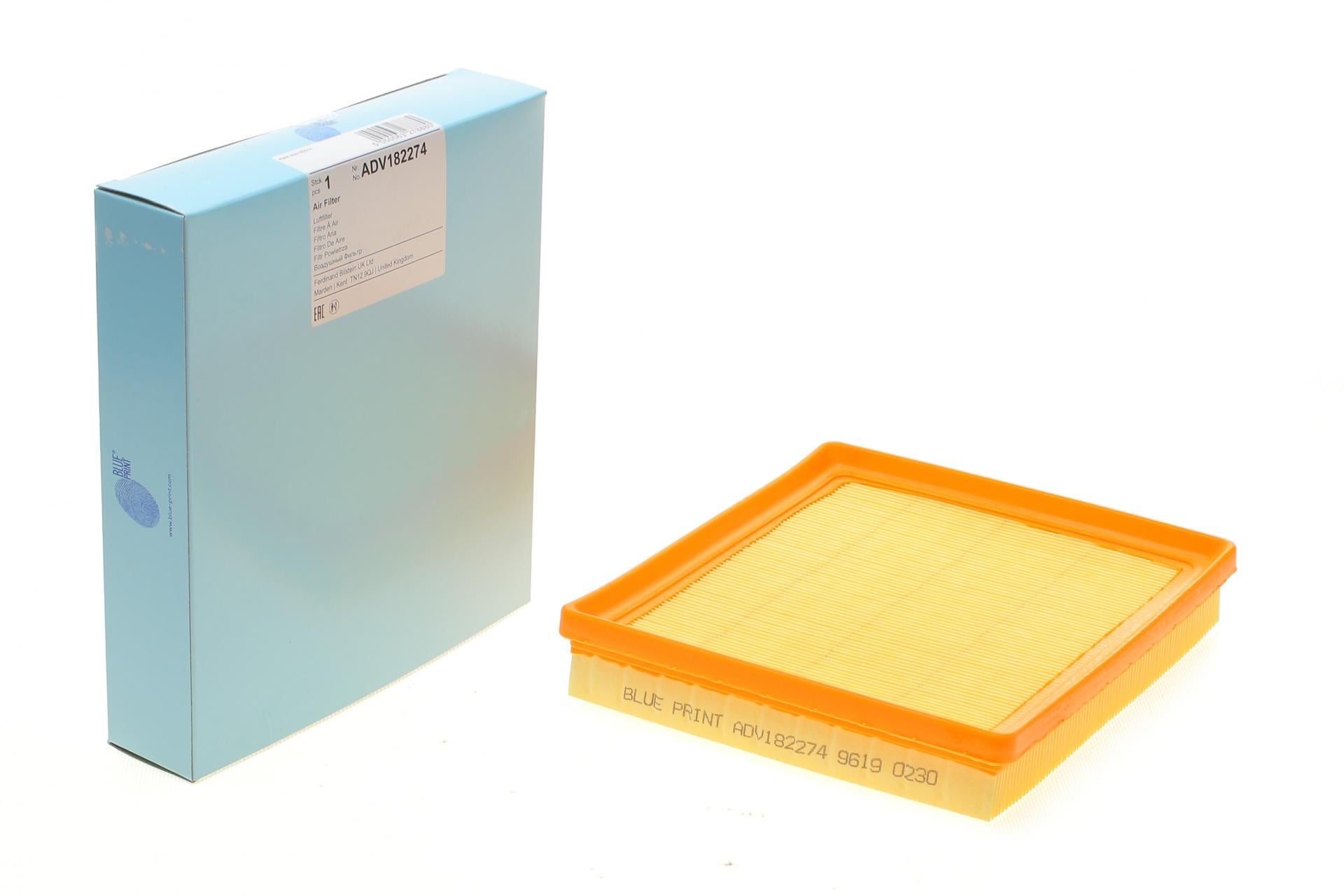 Фильтр воздушный BLUE PRINT для VW Caddy IV/Golf VII/Passat/Skoda Rapid/Superb 1,2-1,4 TSI 15- (ADV182274)
