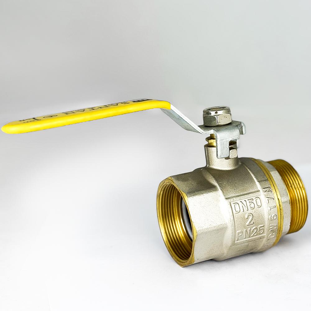 Кран шаровой для газа SANTAN 605 2" внутренний-наружный Желтый (58304) - фото 3 Кран шаровой для газа SANTAN 605 2" внутренний-наружный Желтый (58304) - фото 3