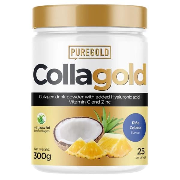 Хондропротектор для спорта Pure Gold Protein Collagold 300 г 25 порций Pina Colada (000021972)