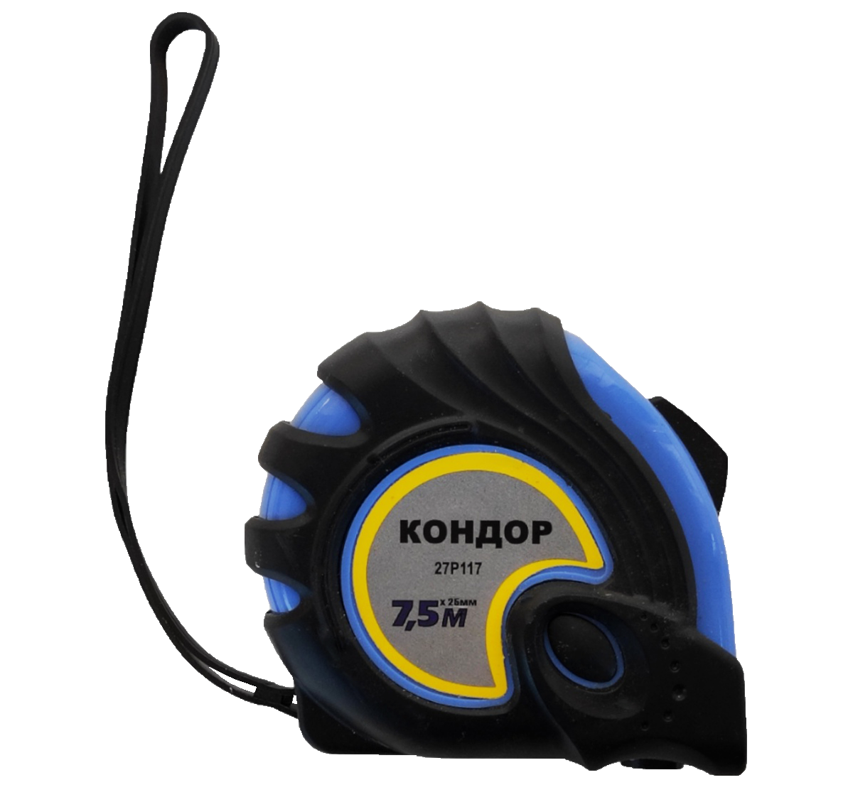 Рулетка прогумована Кондор 7,5 м х 25 мм (48548)