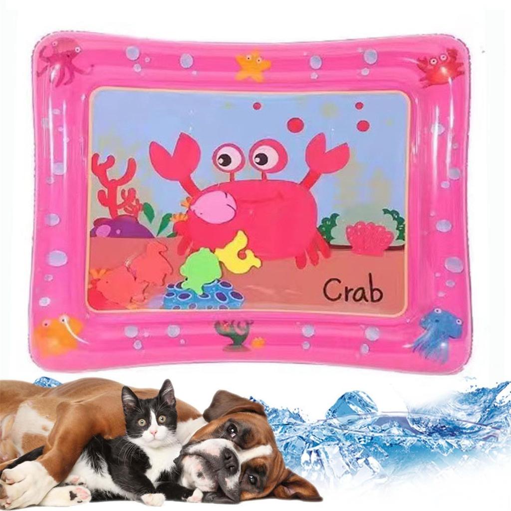 Развивающий игровой коврик для детей BABY Water Play Mat Краб водный надувной 69х50 см Розовый (1000-38823) - фото 9 Развивающий игровой коврик для детей BABY Water Play Mat Краб водный надувной 69х50 см Розовый (1000-38823) - фото 9
