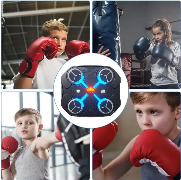 Тренажер боксерський розумний на стіну для дітей з музикою 32х27,5х3,5 см (Boks -3227) - фото 7