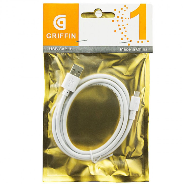 Кабель Griffin USB-micro 5pin 1 м Белый (2715)
