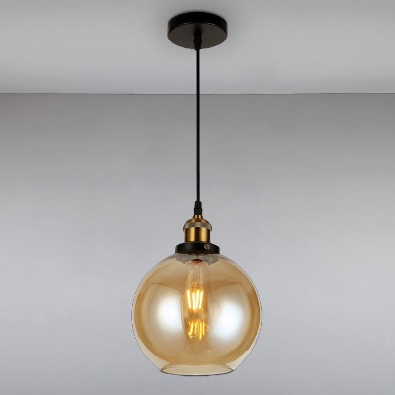 Люстра підвісна Light House LS-17873-1 Tea 250 Коричневий Люстра підвісна Light House LS-17873-1 Tea 250 Коричневий