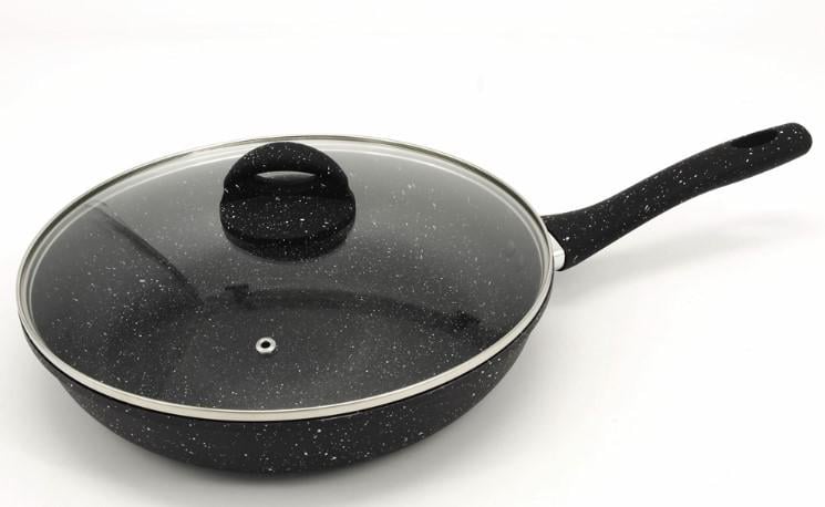 Сковорода з кришкою A-Plus 1513с мармурова глибока 26 см (AWN-00196) Сковорода з кришкою A-Plus 1513с мармурова глибока 26 см (AWN-00196)