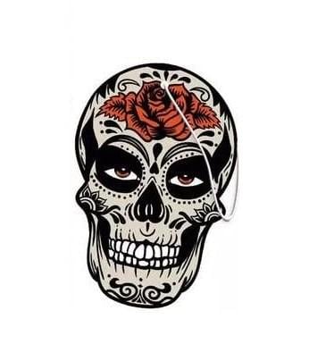 Автомобильный ароматизатор Aroma Car Dia De Los Muertos Skull Orange Man
