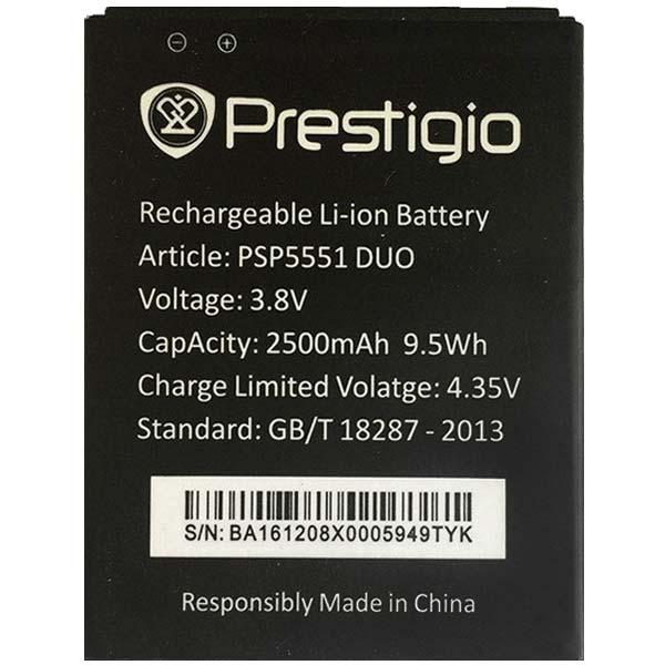 Аккумулятор для Prestigio PSP5551 Grace S5 2500 mAh Аккумулятор для Prestigio PSP5551 Grace S5 2500 mAh