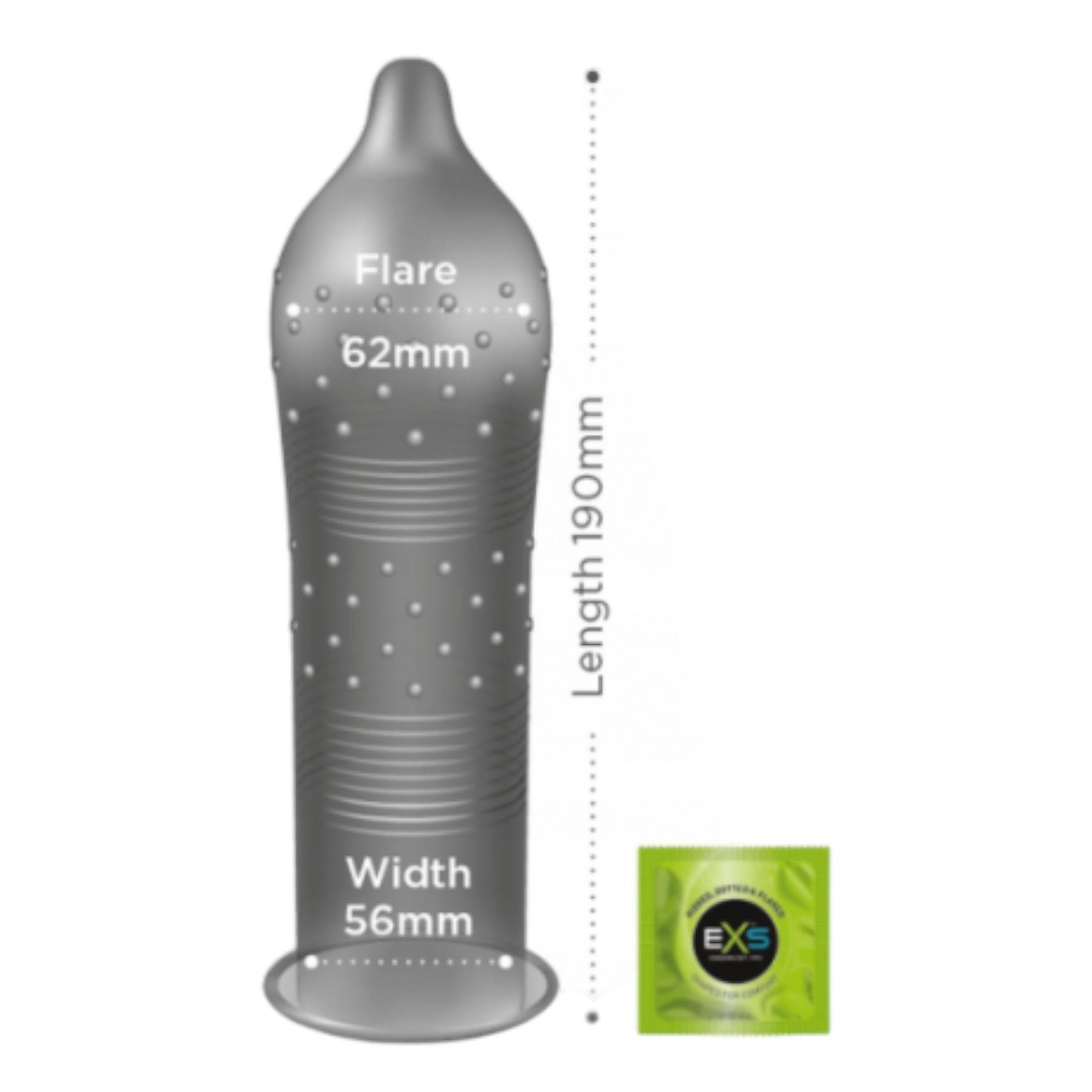 Презервативи точково-ребристі Ribbed and Dotted EXS №12 - фото 5