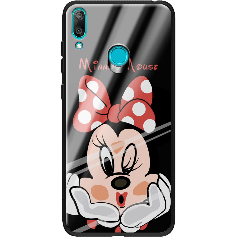 Чехол Boxface Huawei Y7 2019 Lady M Черный силикон со стеклом (36044-cc59-37730)