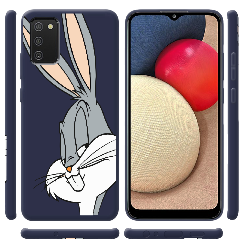 Чохол BoxFace Samsung A025 Galaxy A02S Lucky Rabbit Синій силікон (41511-bk81-42500) - фото 2