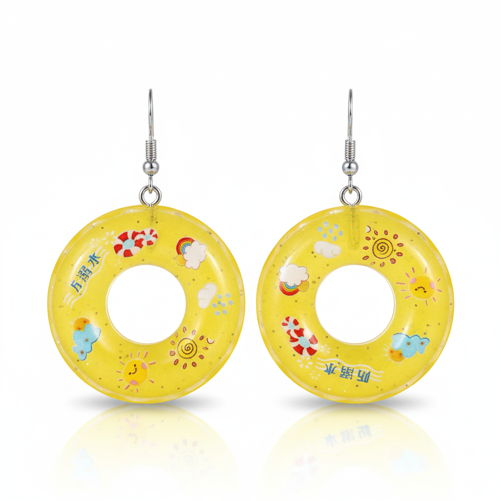 Серьги Спасательный круг (2533991028)