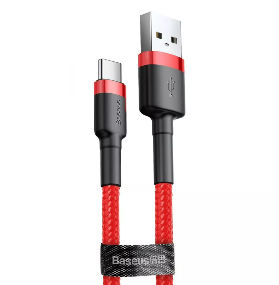 Кабель BASEUS CATKLF-A09 Cafule USB to Type-C 3 A 0,5 м Red (559906)