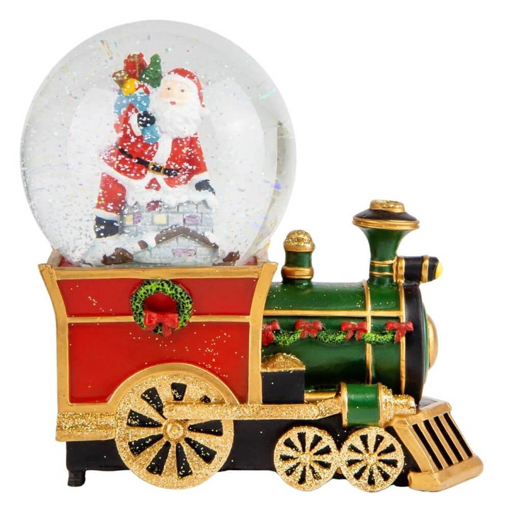Сніжна куля Новорічний поїзд (6016-024)