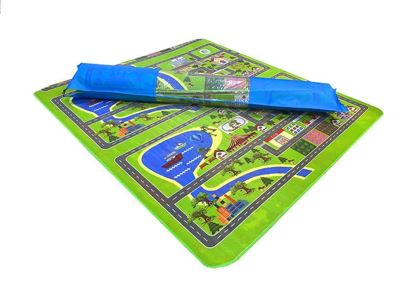 Килимок дитячий двосторонній Дорога 79 /Парк з тваринами 15 200x180x0,5 см (2115653989) - фото 2 Килимок дитячий двосторонній Дорога 79 /Парк з тваринами 15 200x180x0,5 см (2115653989) - фото 2
