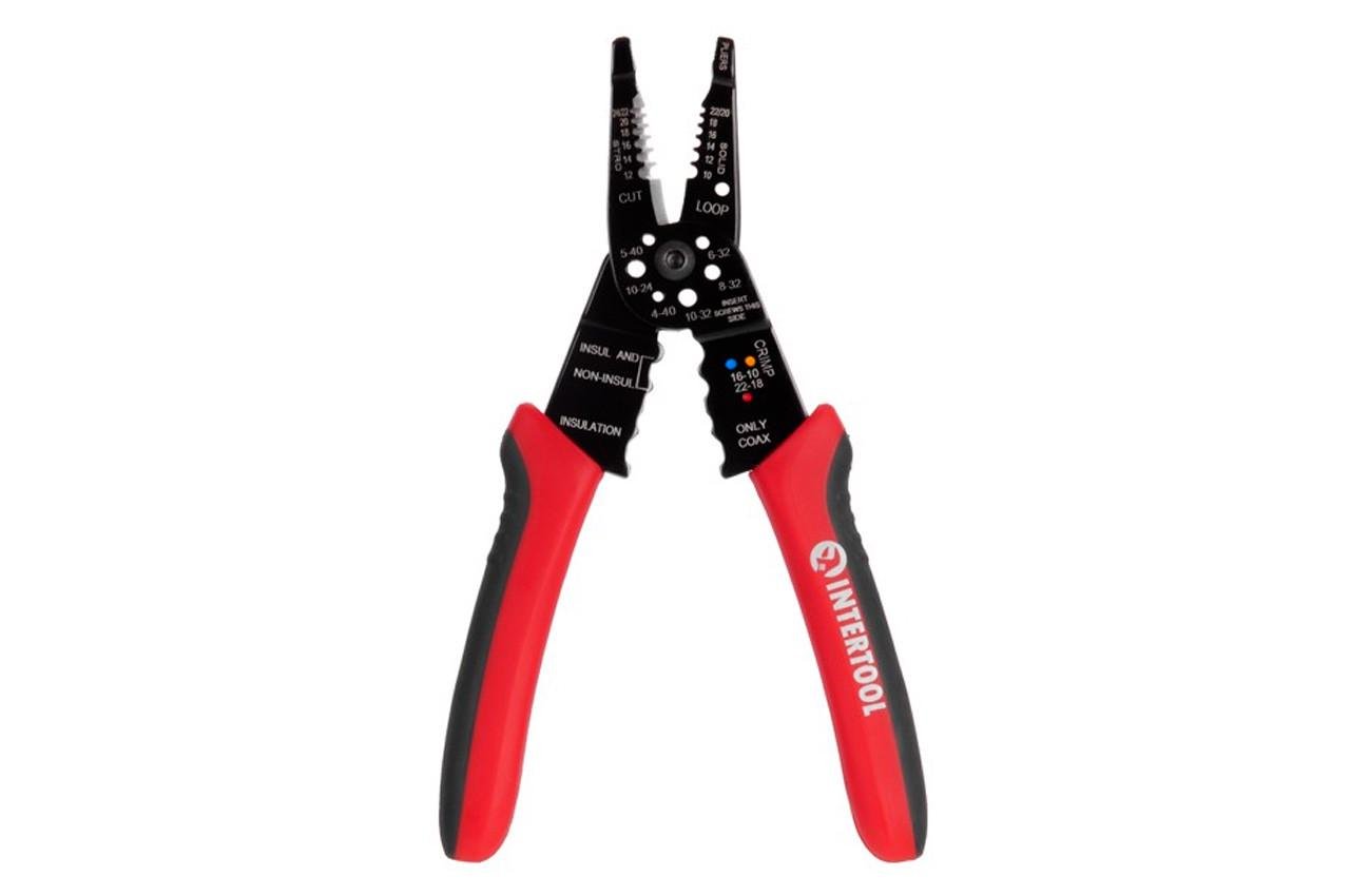 Сниматель изоляции Intertool 210 мм x 0,6-2,6 мм2 комбинированный (HT-7029)