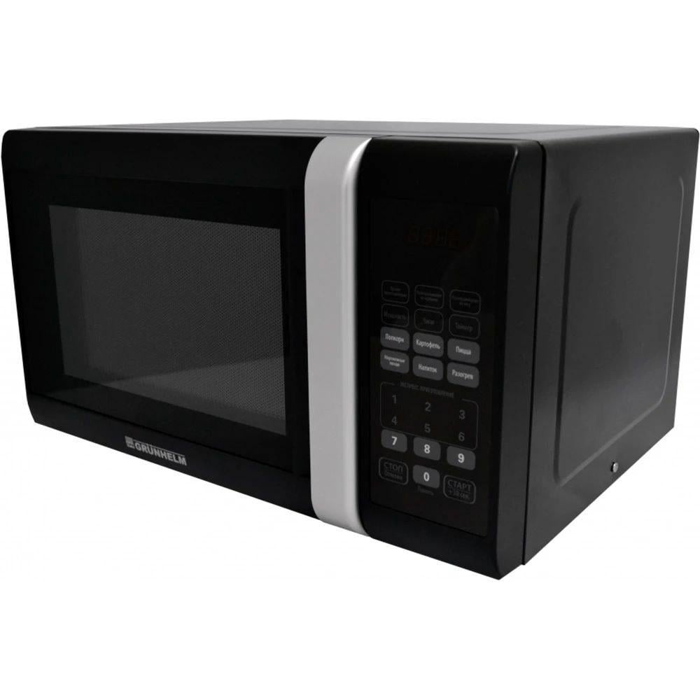 Мікрохвильова піч Grunhelm 23MX823-B з таймером 23 л 800 Вт Чорний (75951737)