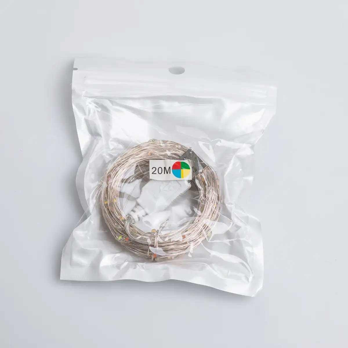 Гирлянда Роса светодиодная Garlando USB200L20MWML 200 LED RGB от USB 20 м (22IDUSB200L20MWMLL)